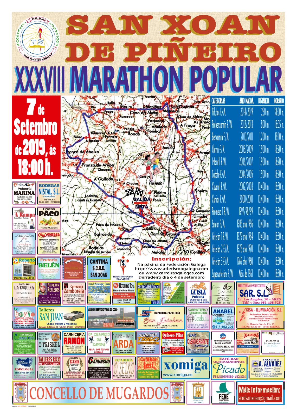 XXXVII Maratón Popular San Xoán de Piñeiro