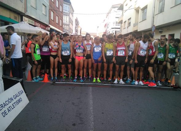 Paula Mayobre e Alejo Ares, dominadores do galego de 5 Km.