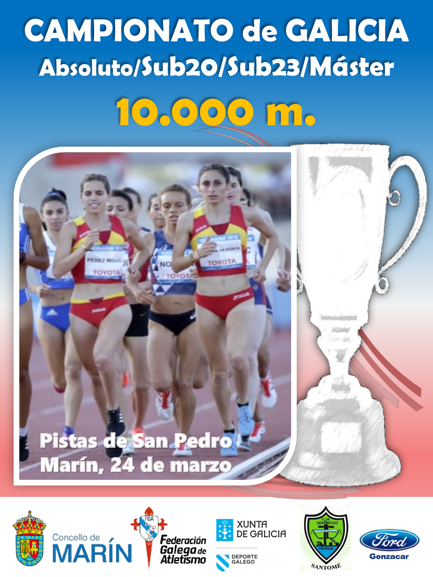 Campionato de Galicia de 10.000 m. 2018/2019