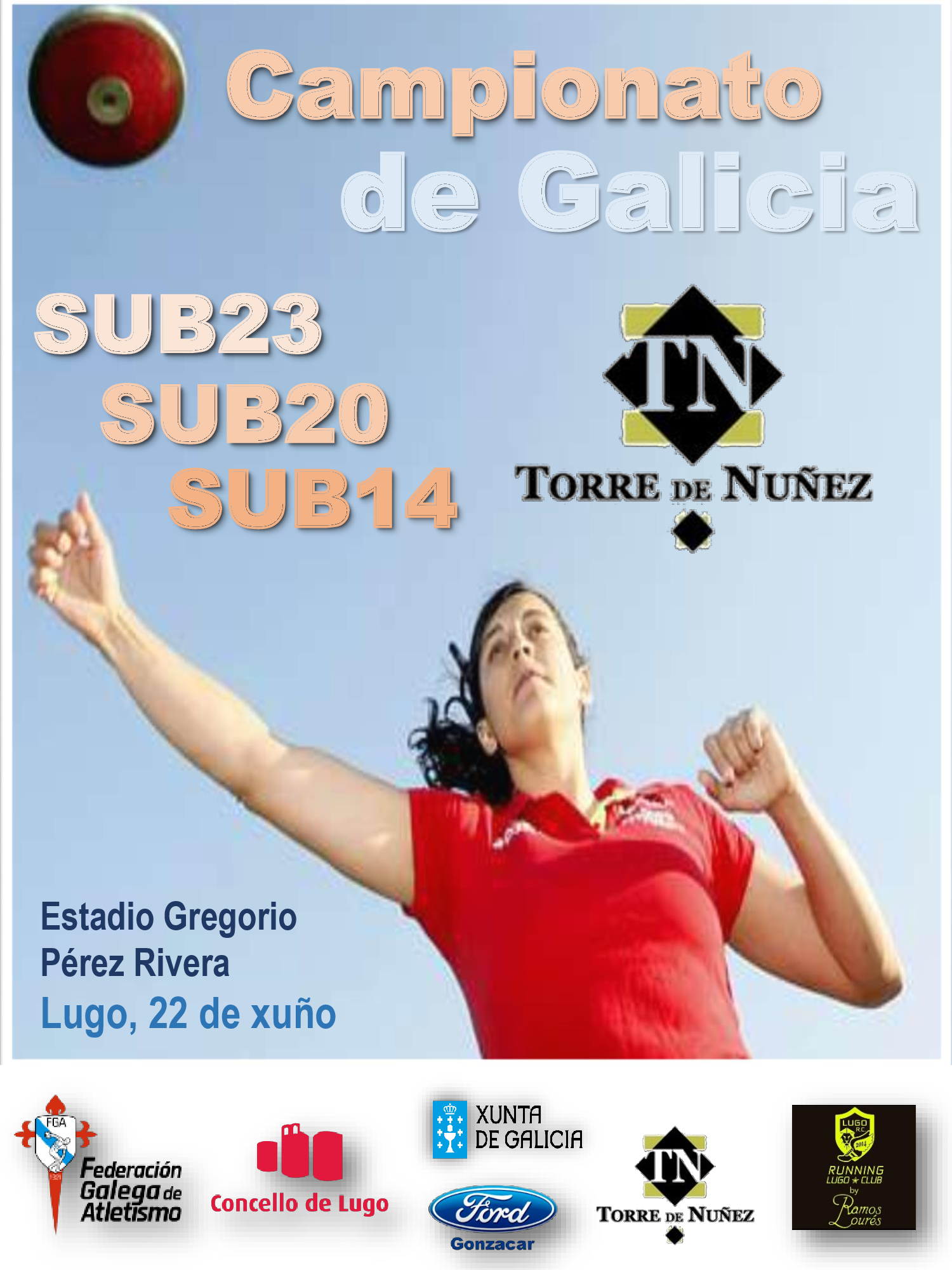 Campionato de Galicia Sub14 en Pista ao Aire Libre 2018/2019