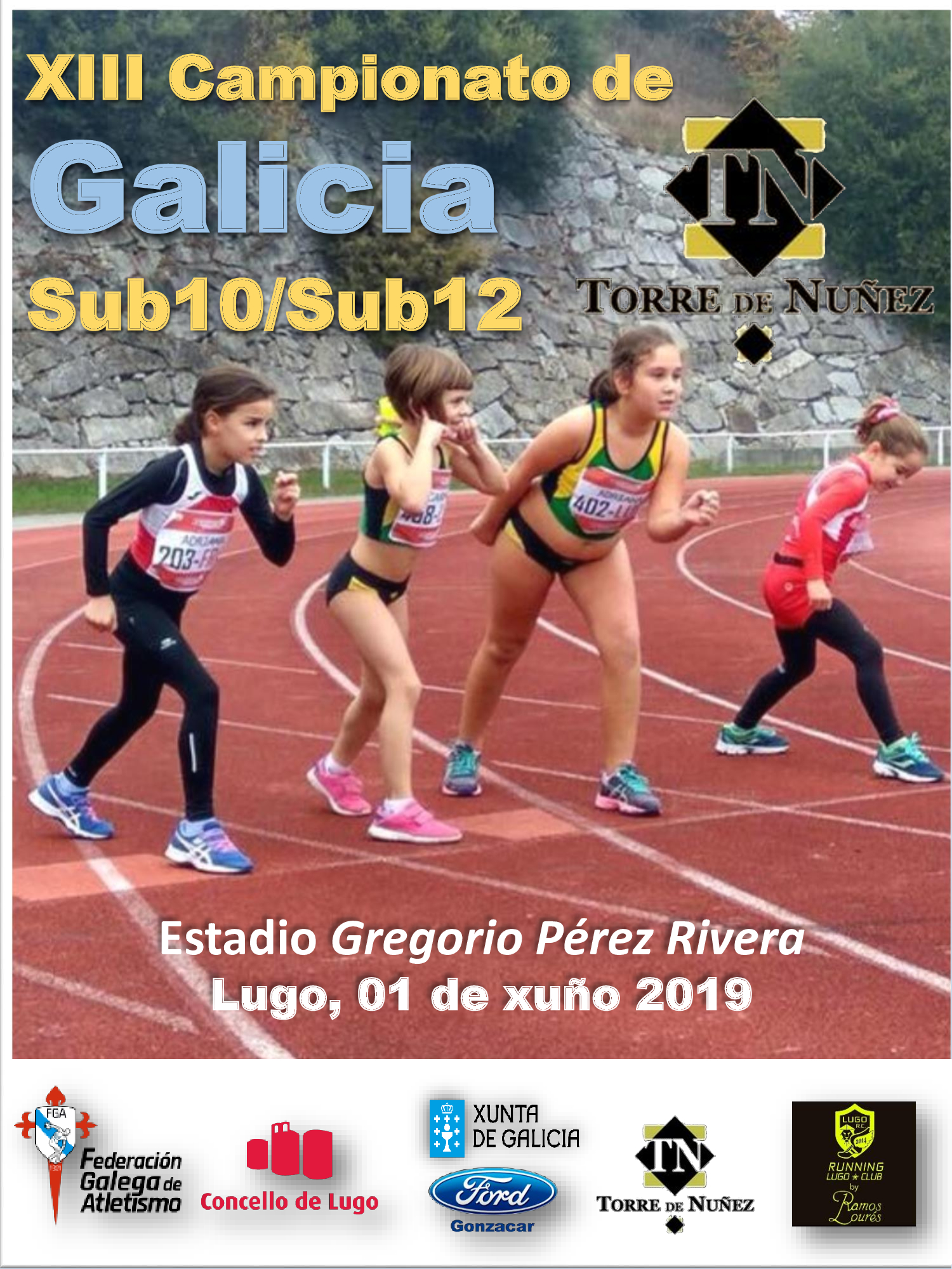XIII Campionato de Galicia Sub10 – Sub12 en Pista ao Aire Libre