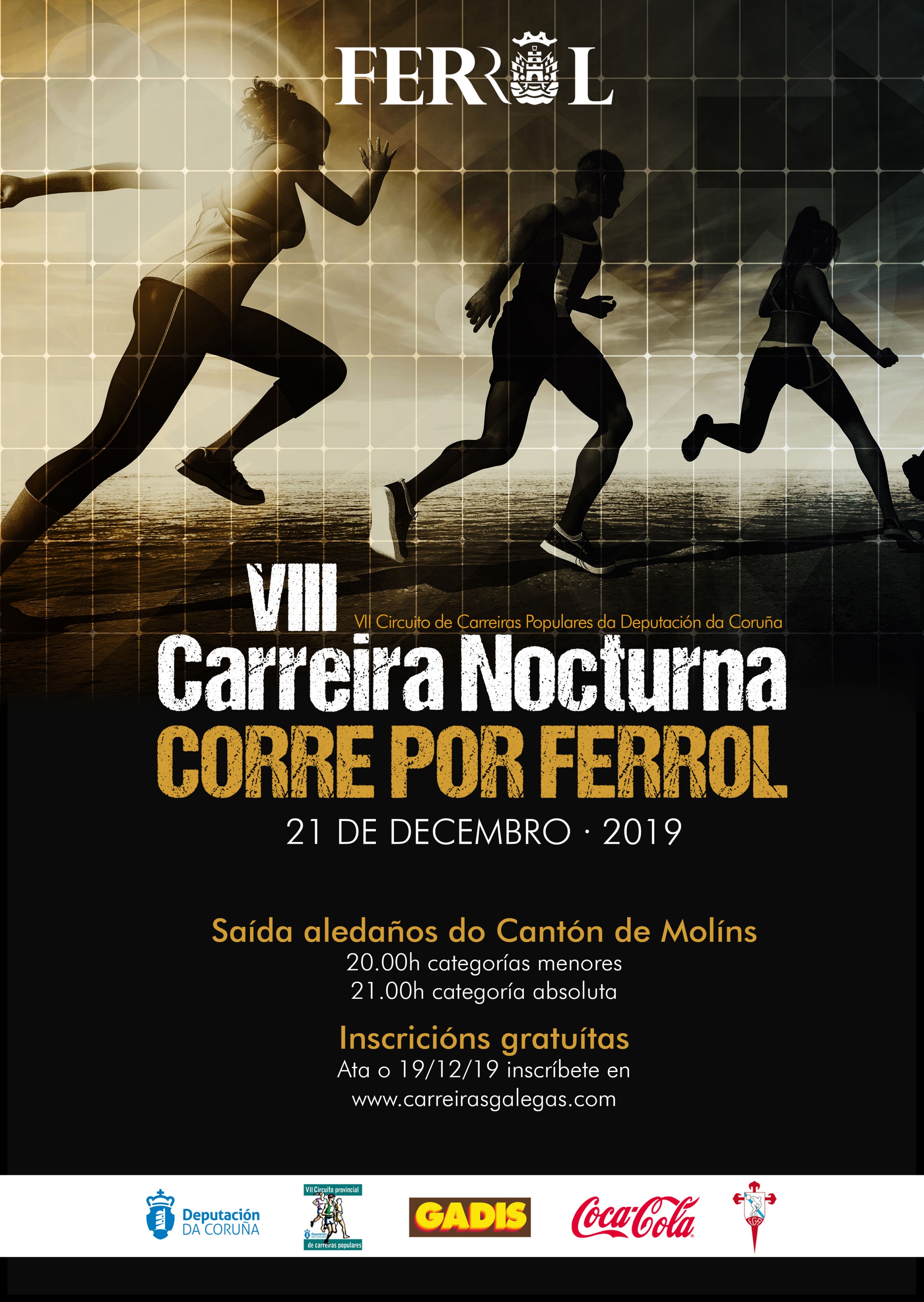 VIII Carreira Nocturna Corre por Ferrol – APRAZADA