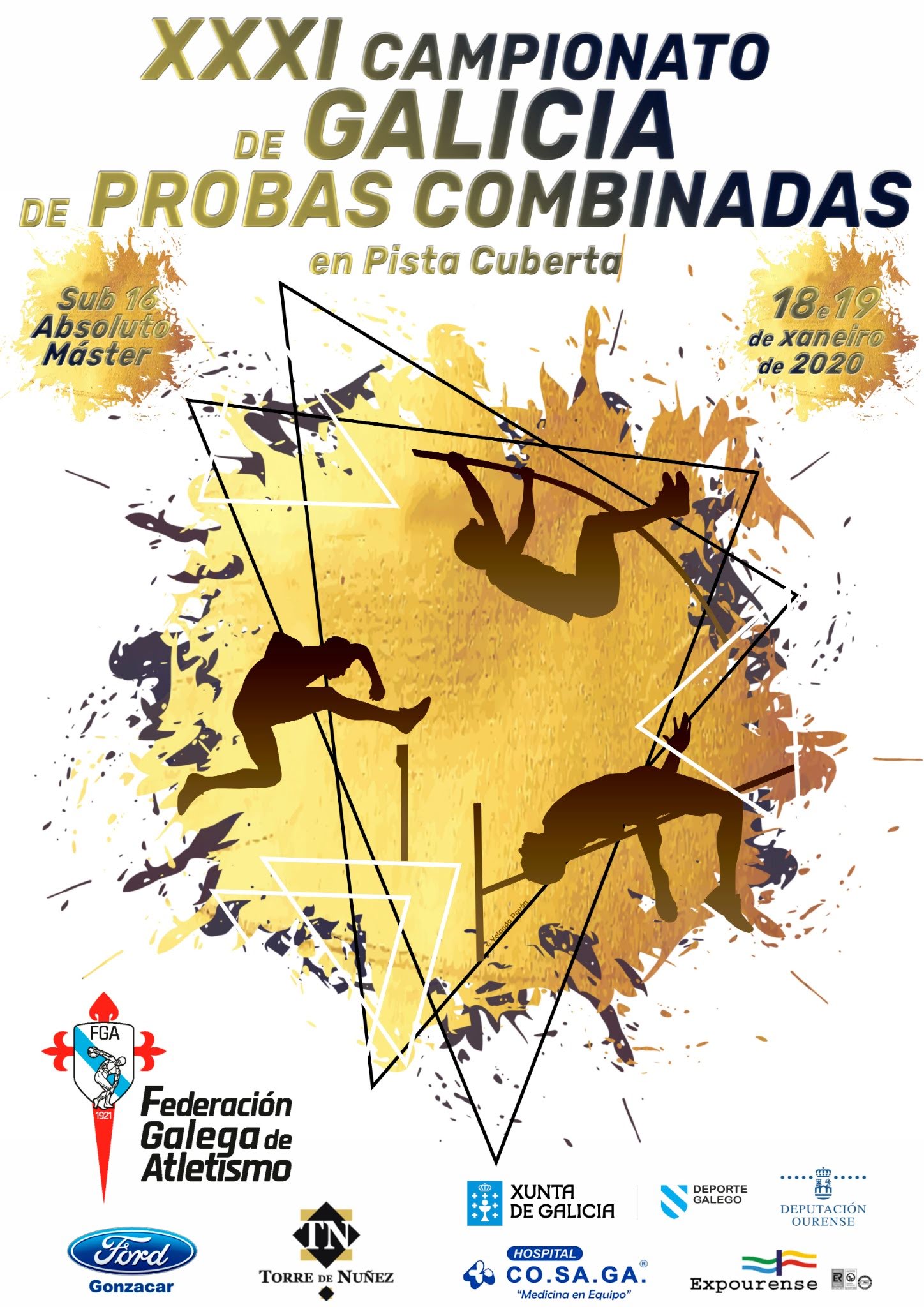 XXXI Campionato de Galicia de Probas Combinadas en Pista Cuberta (Absoluto – Sub16 – Máster)