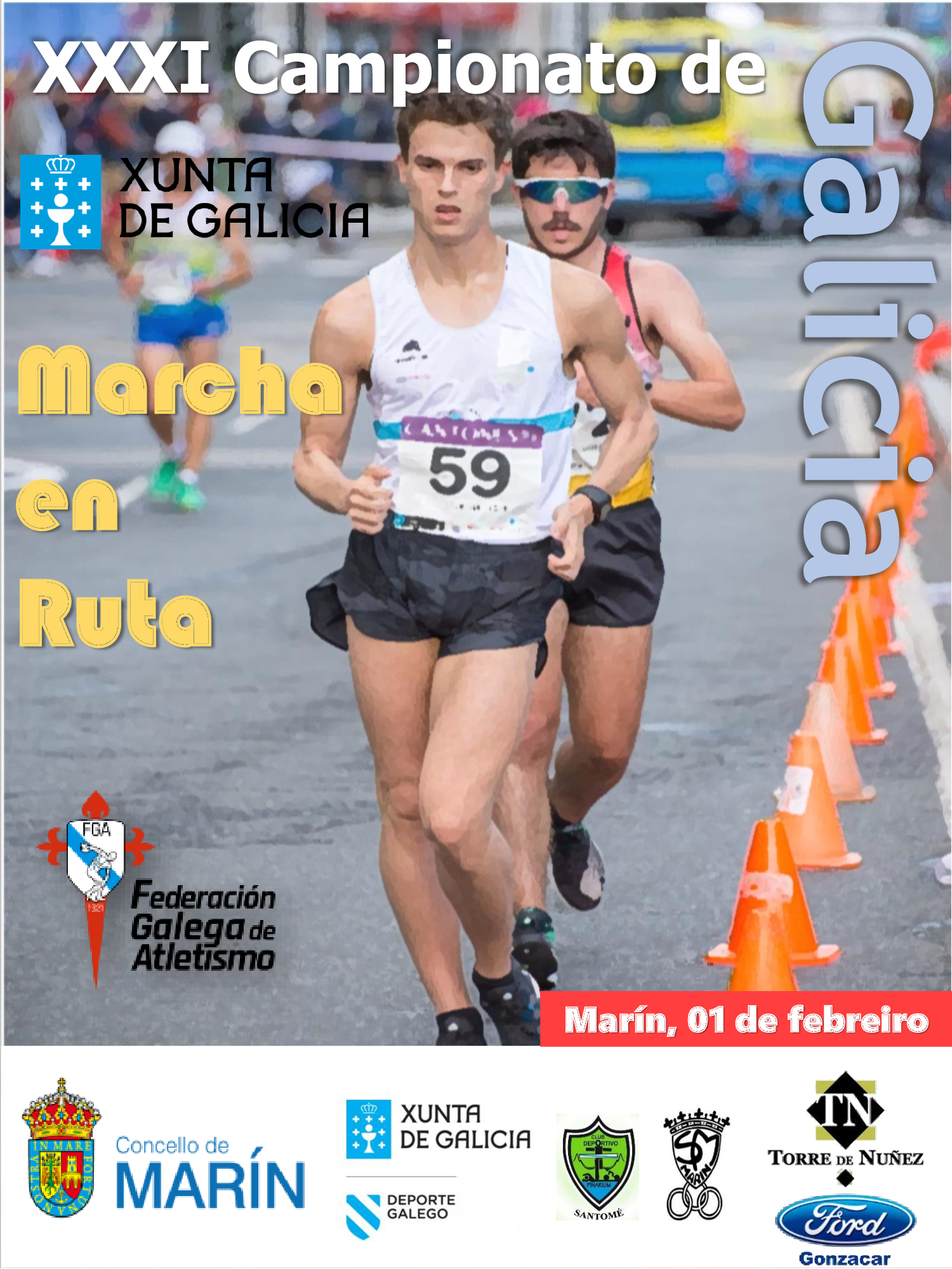 XXXI Campionato de Galicia de Marcha en Ruta