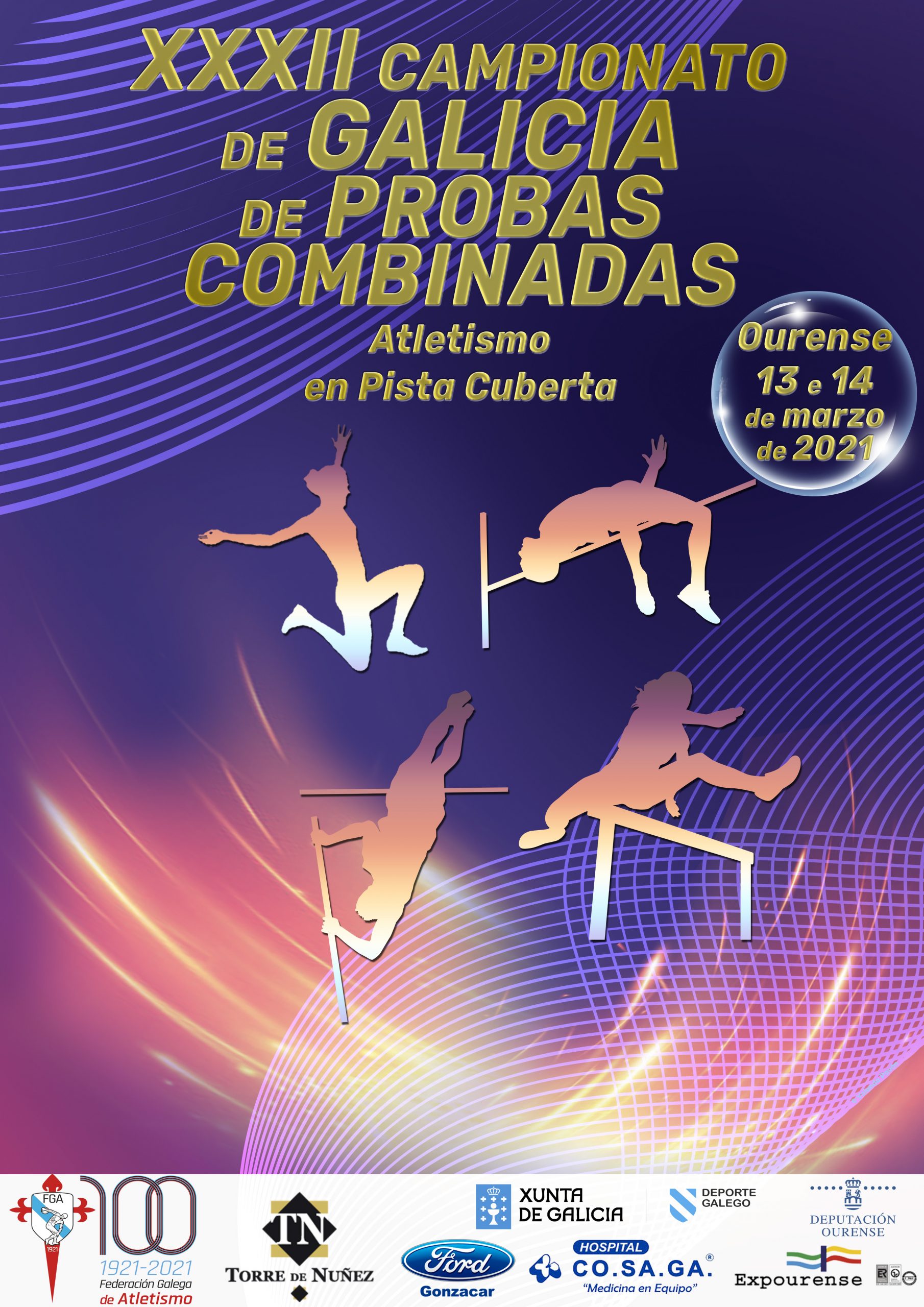 XXXII Campionato de Galicia de Probas Combinadas en Pista Cuberta