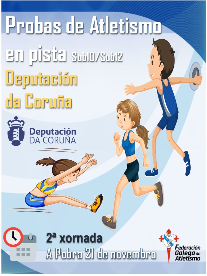 II Xornada. Probas de Atletismo en Pista Deputación da Coruña