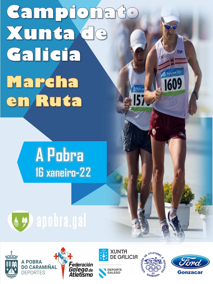 LXXXV Cto. Xunta de Galicia Absoluto Masculino e o LIV Cto. Xunta de Galicia Absoluto Feminino de Marcha en Ruta