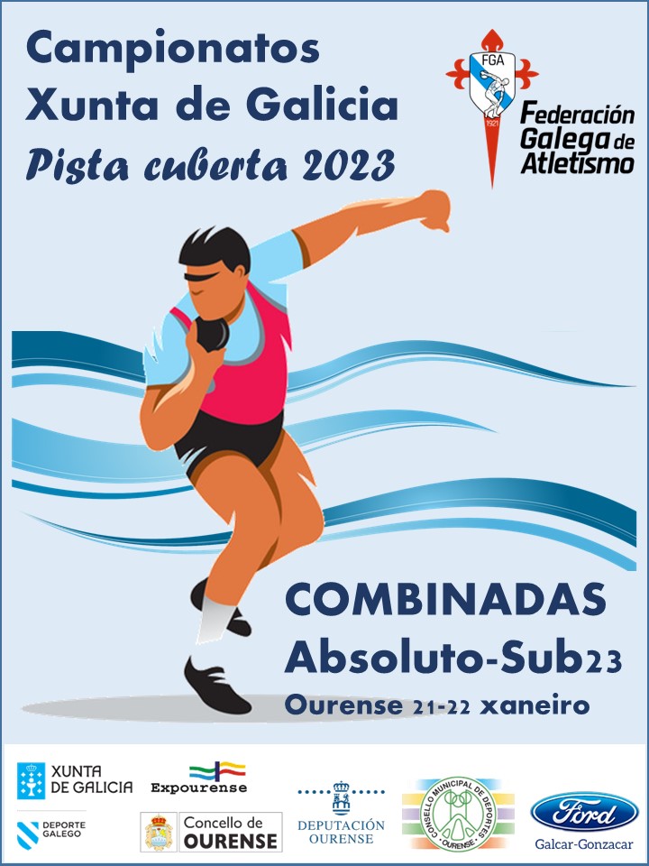 XXXVIII Campionato Xunta de Galicia Absoluto e Cto. Xunta de Galicia Sub 23 de Probas Combinadas en Pista Cuberta