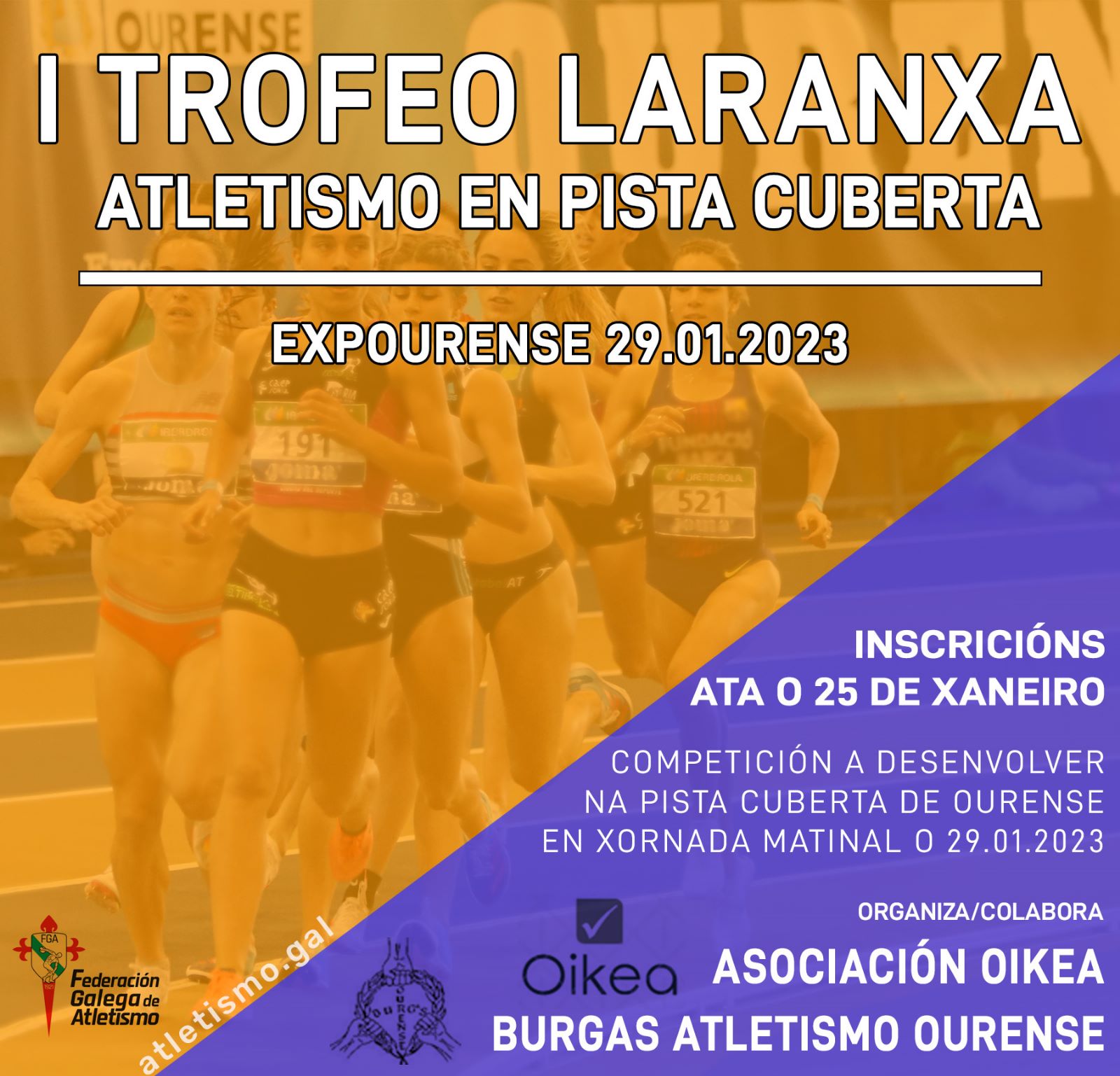 I Trofeo Laranxa en Pista Cuberta