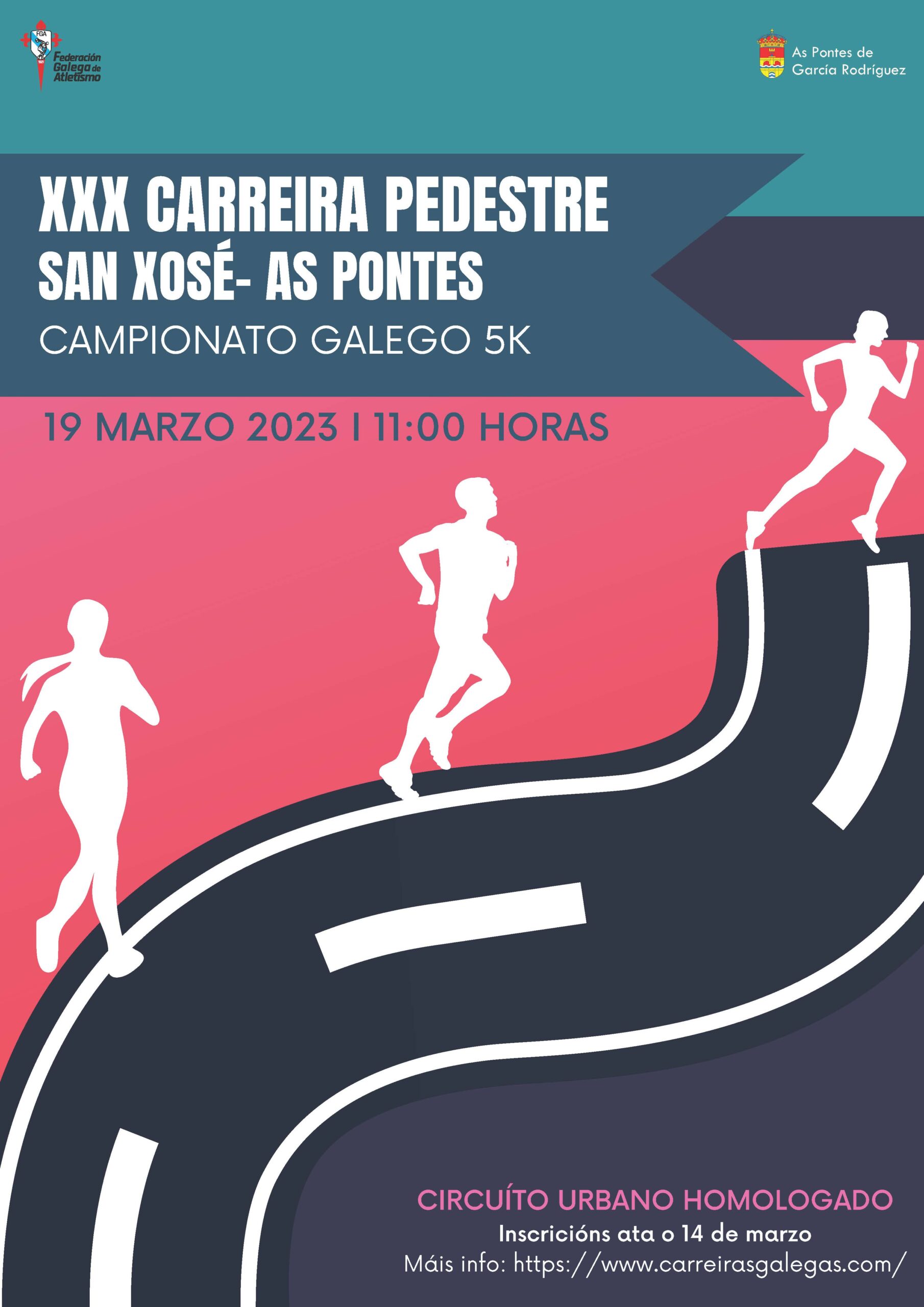 XIV Campionato Xunta de Galicia Absoluto de 5Km Ruta e das Categorías Sub 18, Sub 20, Sub 23 e Máster