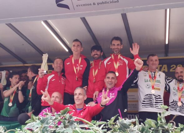 Galicia regresa con catro medallas do nacional de Ruta