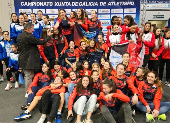 Ourense Atletismo e Gimnástica de Pontevedra novos campións de Copa